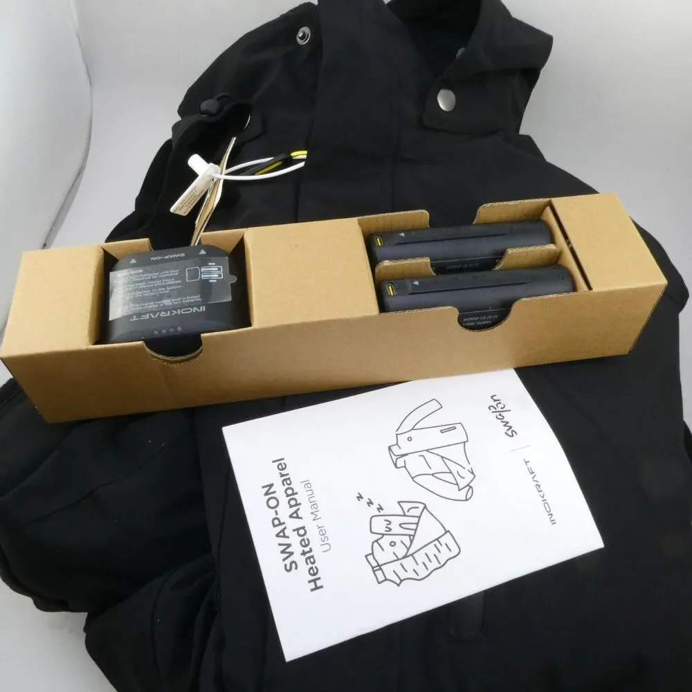 InoKraft Heated Jacket for Men w/ Rechargable Battery Pack Included Men Large